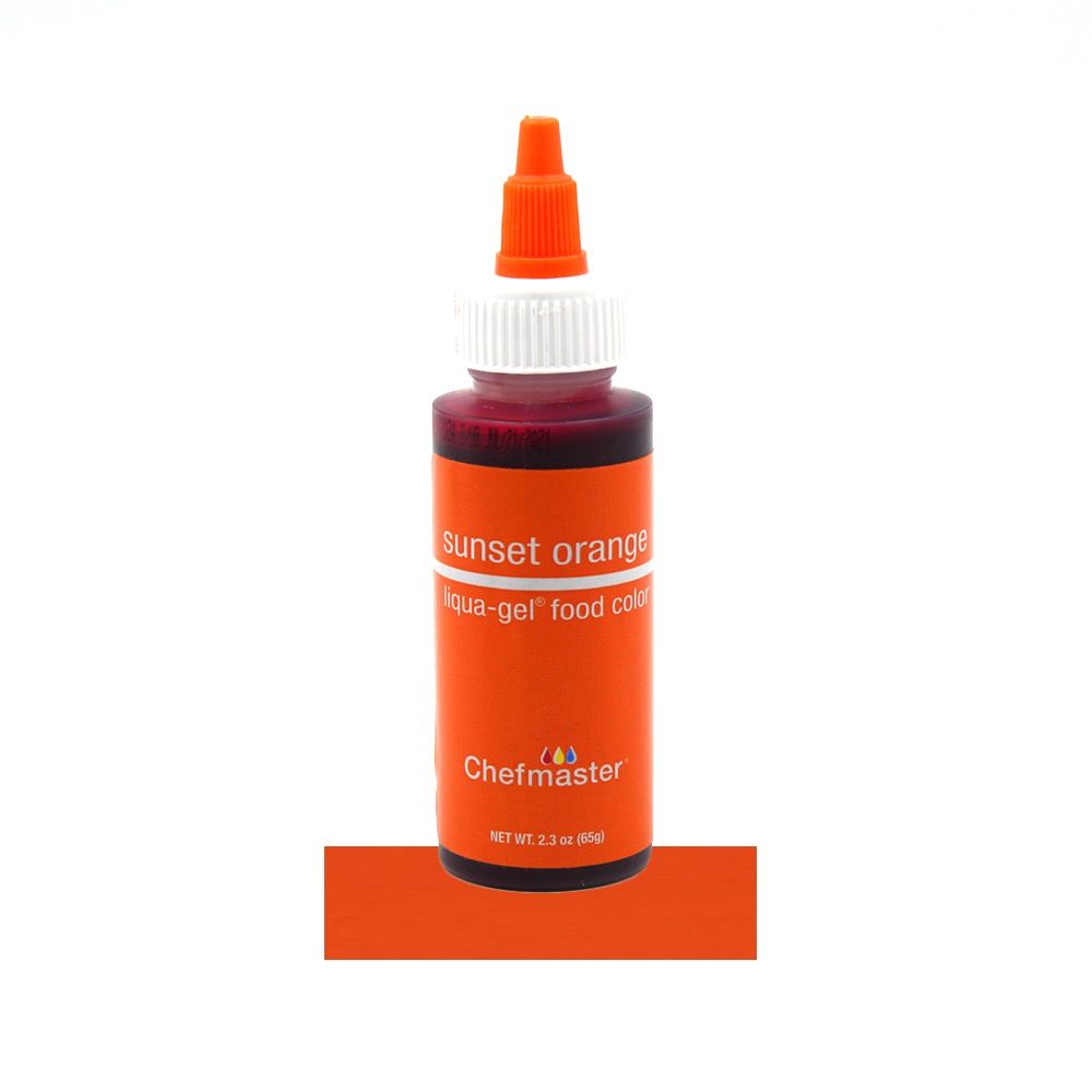 Chefmaster Sunset Orange Gel 2.3oz