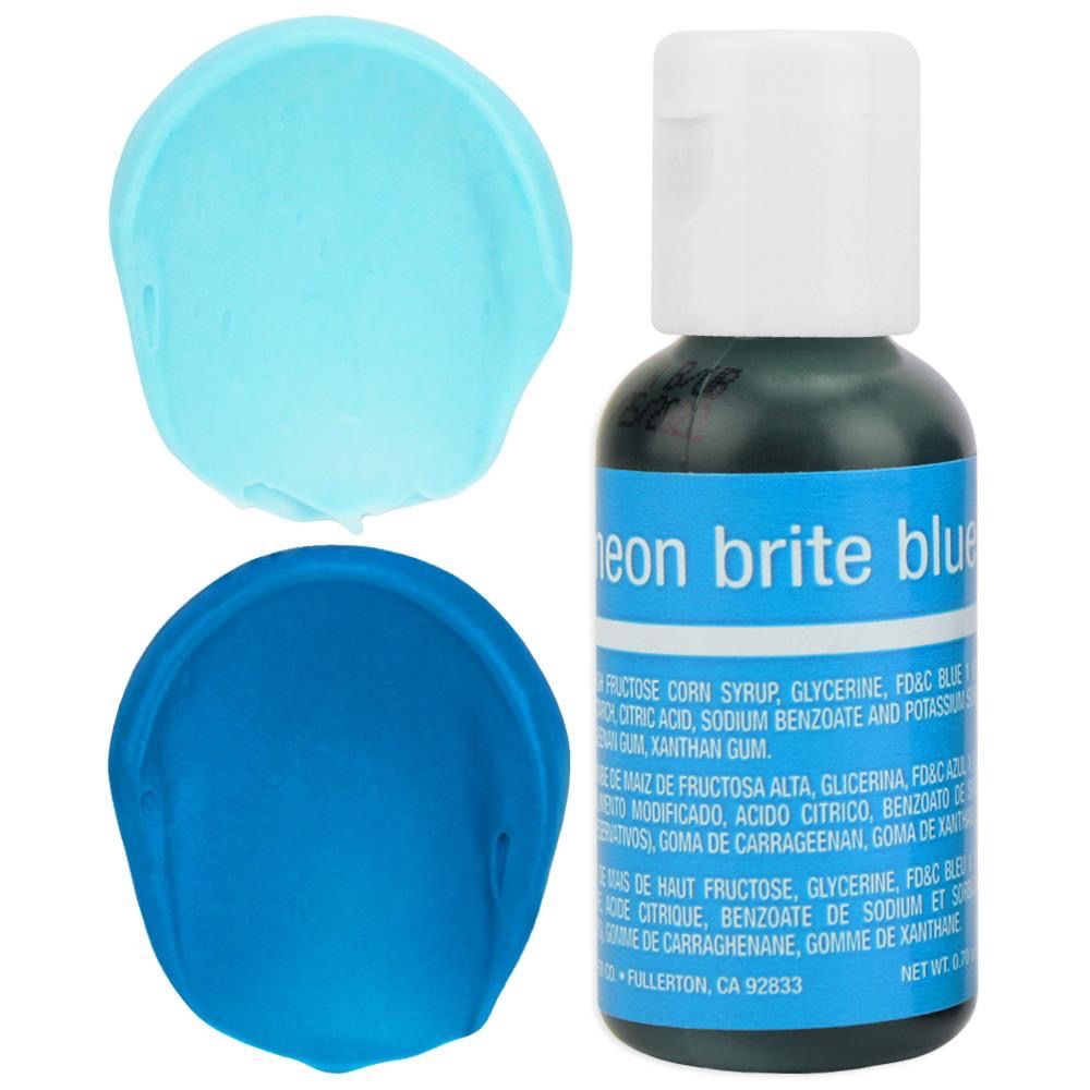Chefmaster Neon Brite Blue Gel 0.70oz