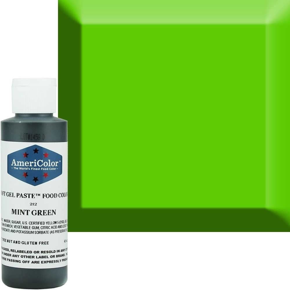 AmeriColor 4.5oz Soft Gel Mint Green