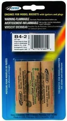 Estes Rockets B4-2 Model Rocket Engines 3pc