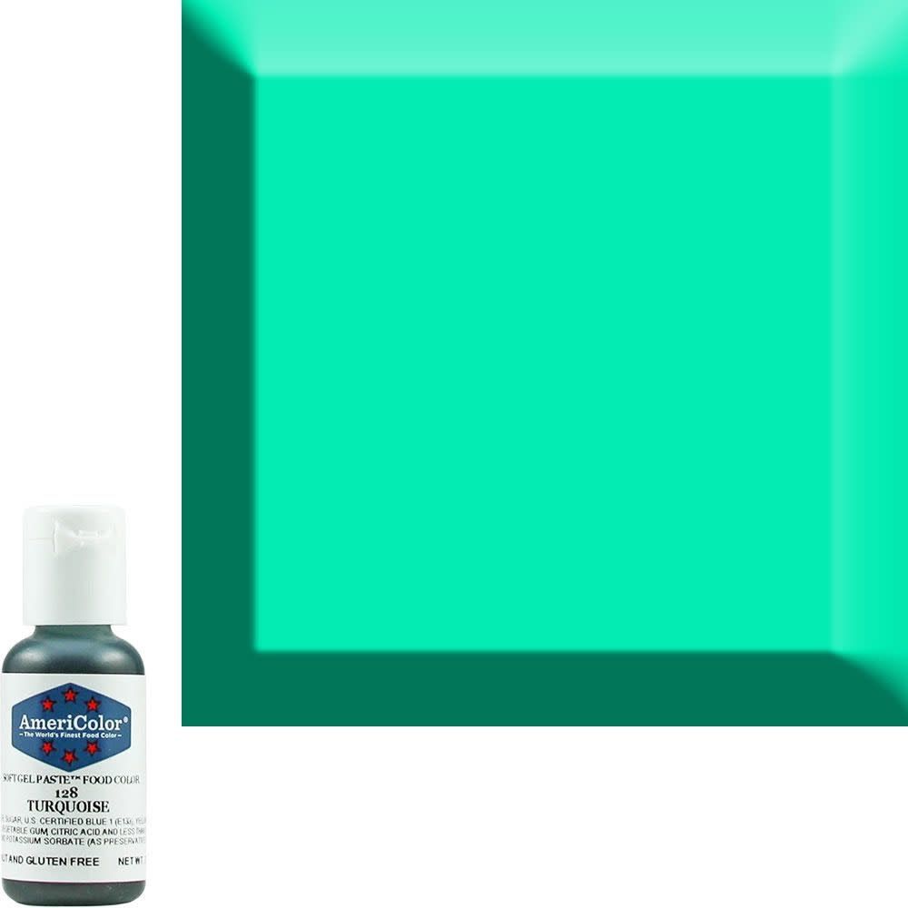 AmeriColor 0.75oz Soft Gel Turquoise