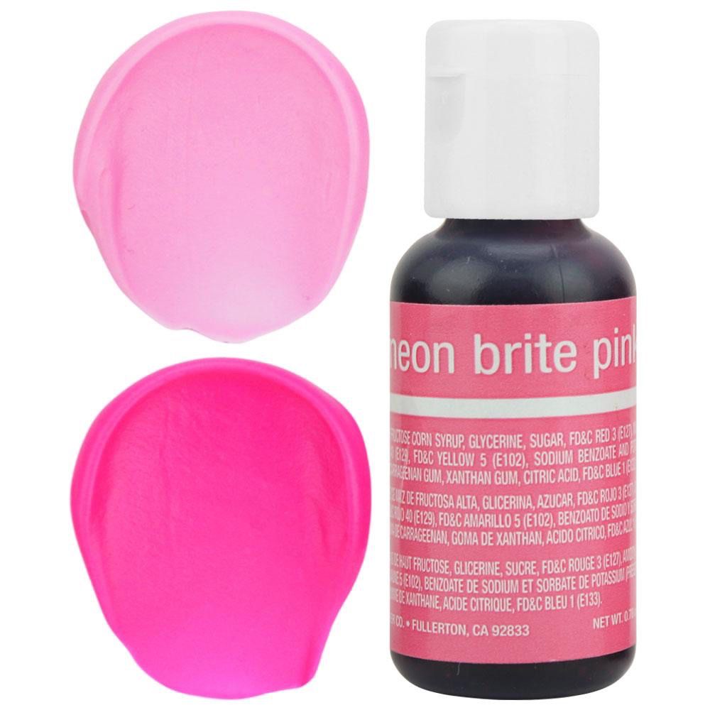 Chefmaster Neon Brite Pink Gel 0.7oz