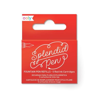 Ooly Fountain Pen Refill Red