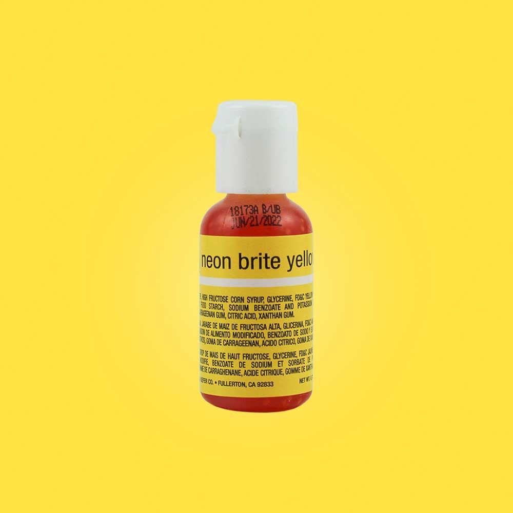 Chefmaster Neon Brite Yellow Gel 0.7oz