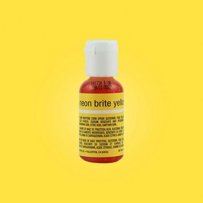 Chefmaster Neon Brite Yellow Gel 0.7oz