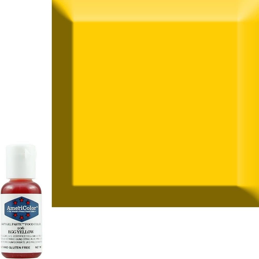AmeriColor 0.75oz Soft Gel Egg Yellow