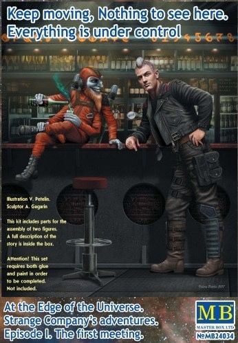 Masterbox 1/24 At the Edge of the Universe: Galactic Sheriff &amp; Four-armed Joker Creature