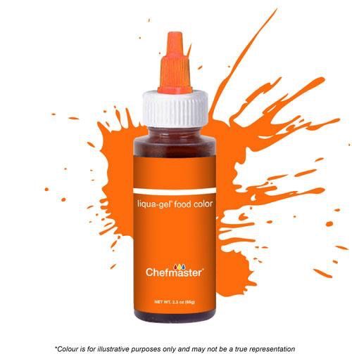 Chefmaster Neon Orange Gel 2.3oz