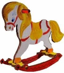 UGears  Rocking Horse 3D puzzle Coloring Model 8 pieces