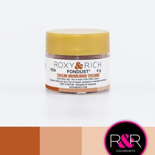 Roxy &amp; Rich Fondust Tuscan Brown 4g