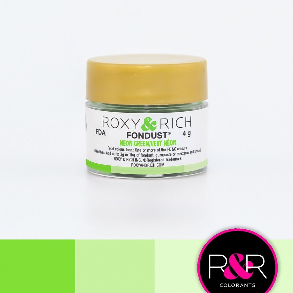 Roxy &amp; Rich Fondust Neon Green 4g