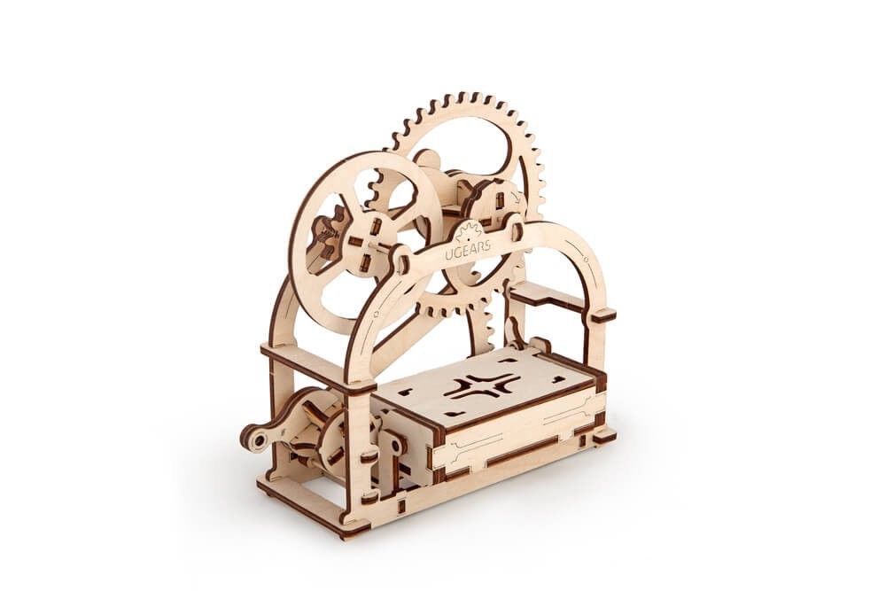 UGears 3D Wooden Puzzle Mechanical Box 61 piece