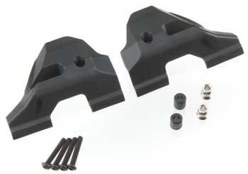Traxxas Suspension arm guards, front (2)/ guard spacers (2)/ hollow balls (2)/ 3x18mm BCS (4)