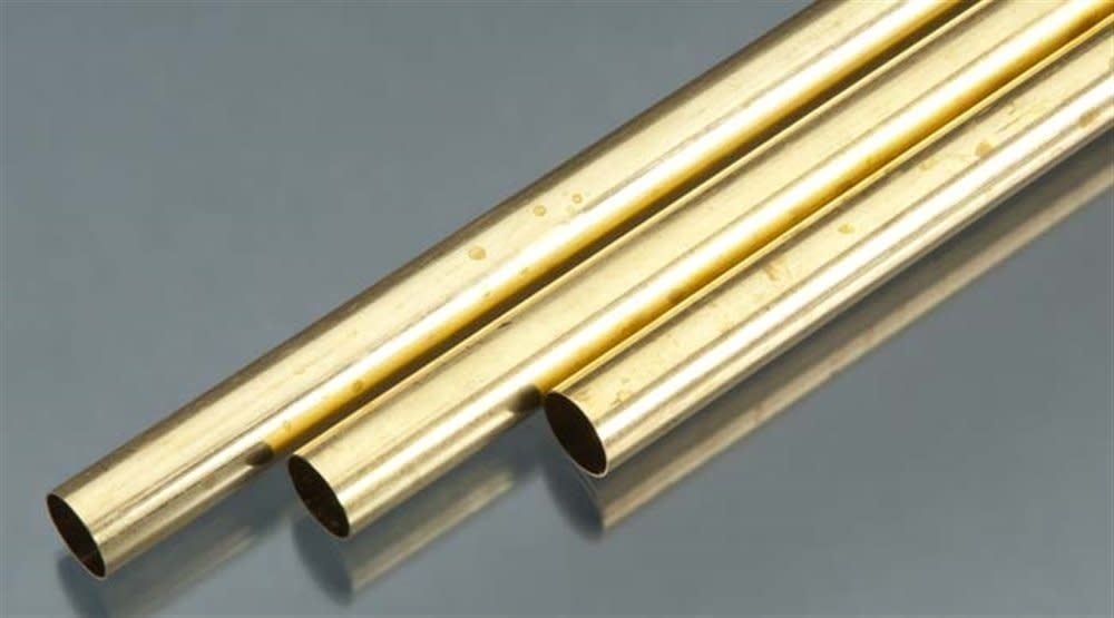 K&amp;S Engineering 9/16x36in Round Brass Tube