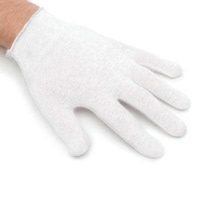 CK Products White Cotton Glove Medium 1pc
