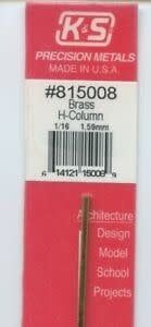 K&amp;S Engineering  1/16 H COLUMN 12''