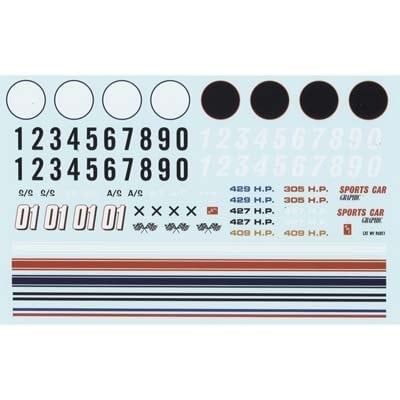 AMT\ERTL 1/25 Road Racing Graphics Decals