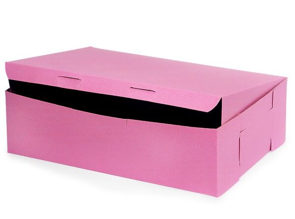 Retail Supplies 14x10x4in Pink 12 Cupcake Box