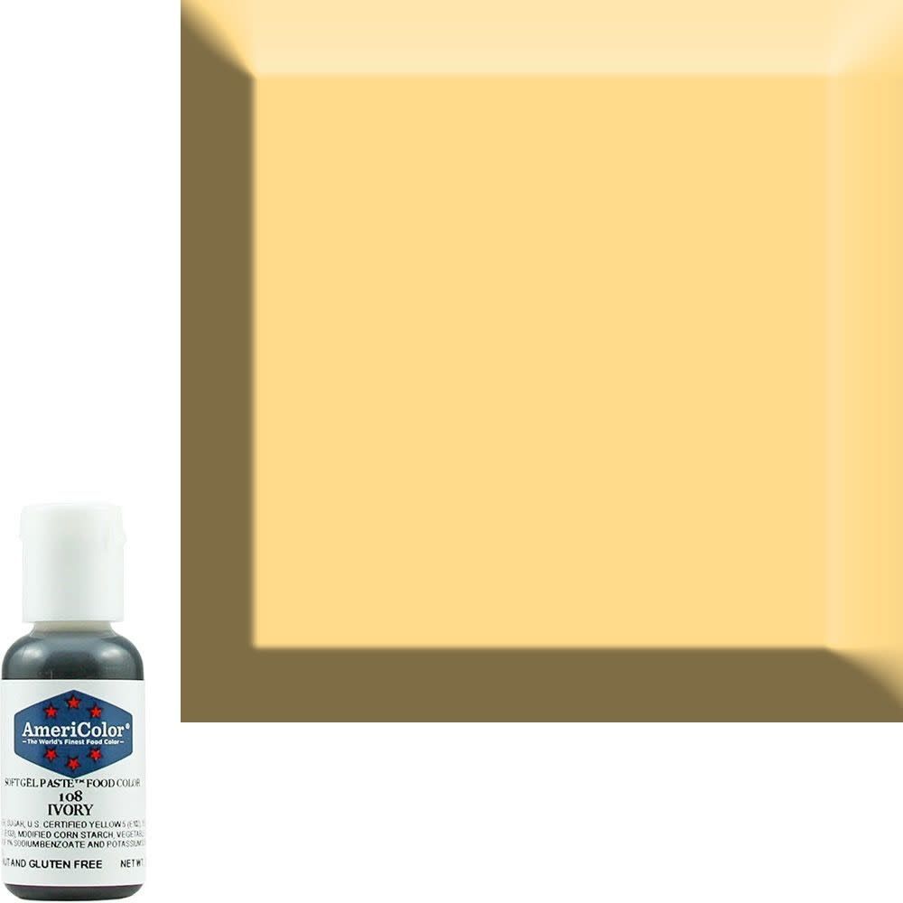 AmeriColor 0.75oz Soft Gel Ivory