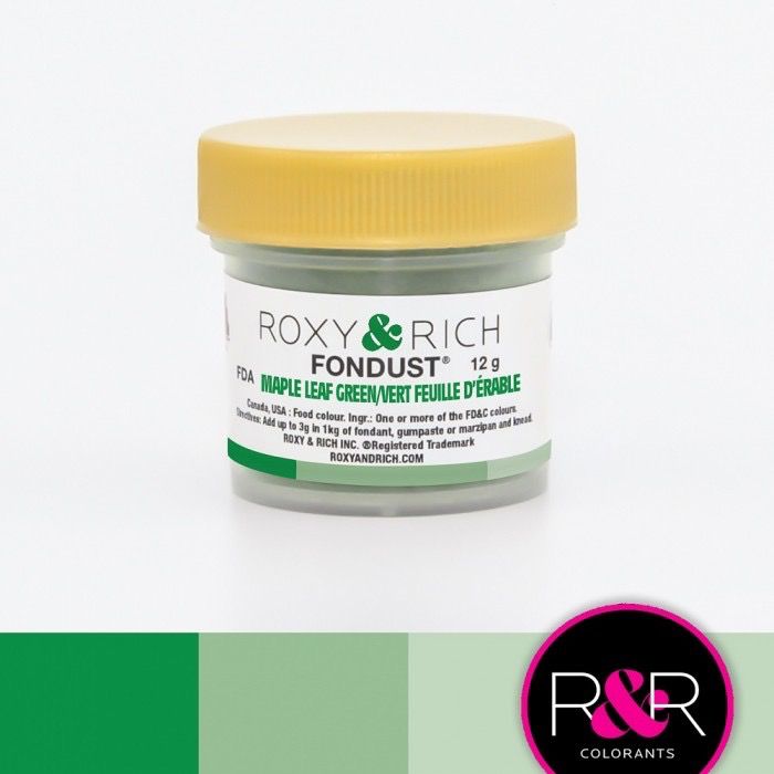 Roxy &amp; Rich Fondust Maple Leaf Green 4g