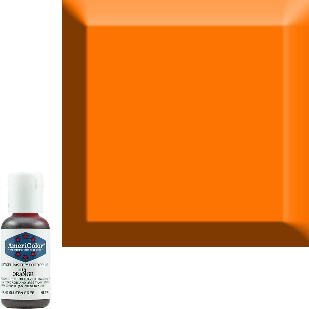 AmeriColor 0.75oz Soft Gel Orange