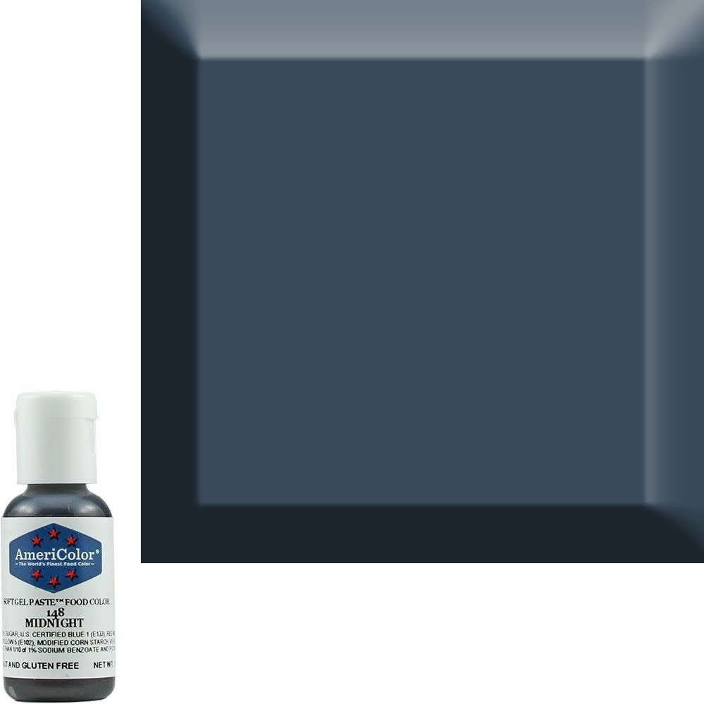 AmeriColor 0.75oz Soft Gel Midnight
