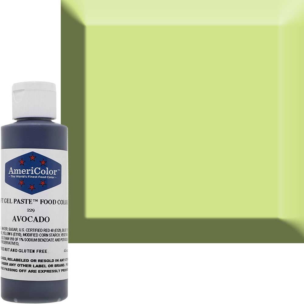 AmeriColor 4.5oz Soft Gel Avocado