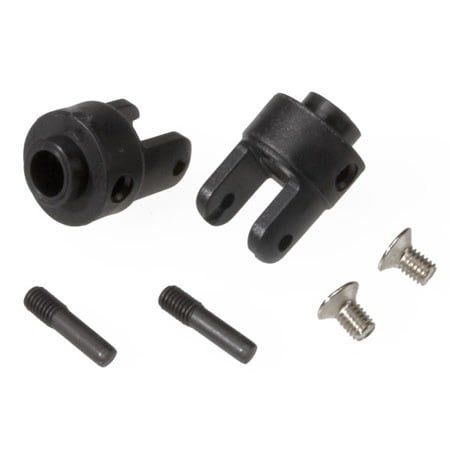 Traxxas Diff Output Yokes Blk (2)