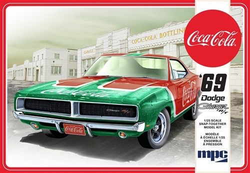 MPC Models 1/25 1969 Dodge Charger RT Coca Cola