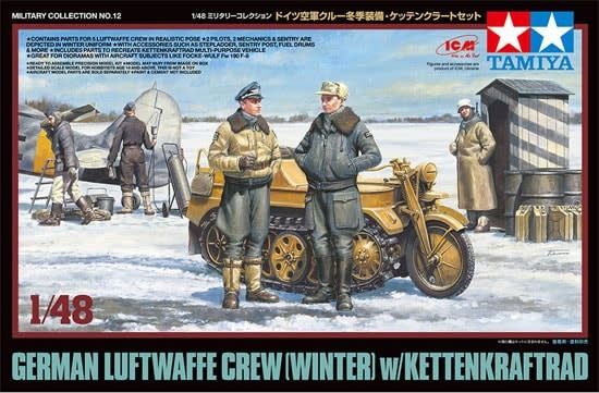 Tamiya 1/48 Luftwaffe and Kettenkraftrad