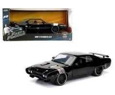 Jada Toys 1/24 Fast and Furious Doms Plymouth GTX Black