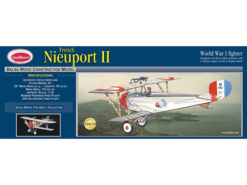 Guillows Nieuport II Laser Cut