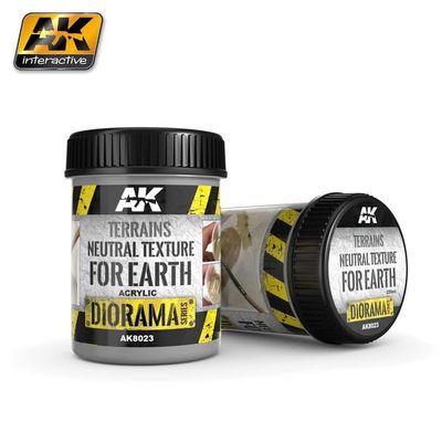 AK Interactive Terrains Neutral Texture For Earth 250ml