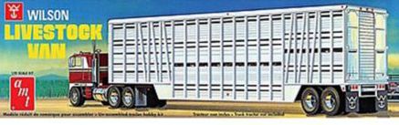 AMT\ERTL 1/25 Wilson Livestock Van Trailer