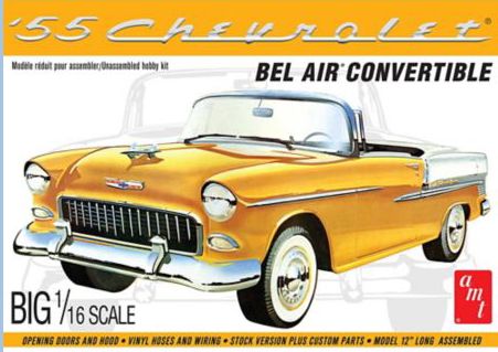 AMT\ERTL 1/16 1955 Chevy Bel Air Convertible