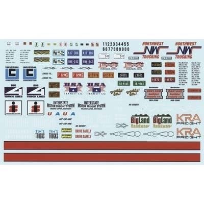 AMT\ERTL 1/24 Big Rig Trucking Graphics Decals