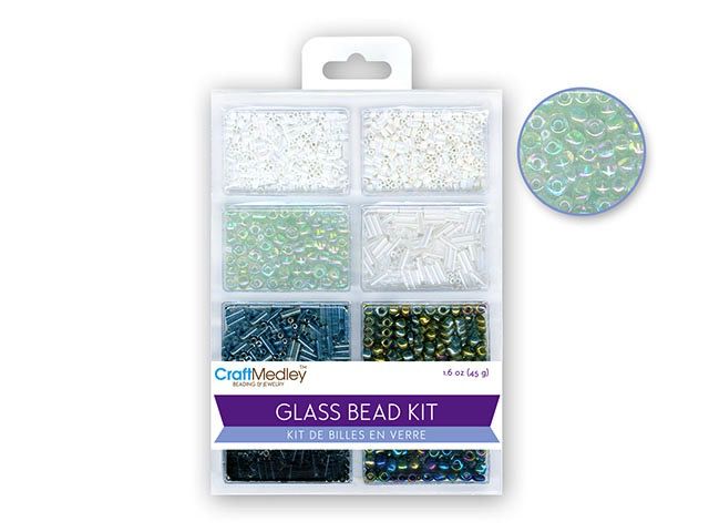 CraftMedley Bead Kit Black &amp; White Classic