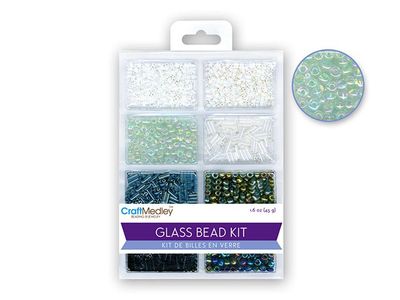 CraftMedley Bead Kit Black &amp; White Classic