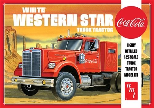 AMT\ERTL 1/25 White Western Star Semi Coca Cola