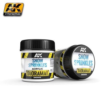 AK Interactive Snow Sprinkles Texture Acrylic 100ml