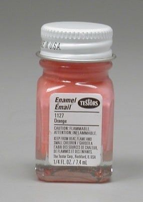 Testors Orange Enamel 1/4oz