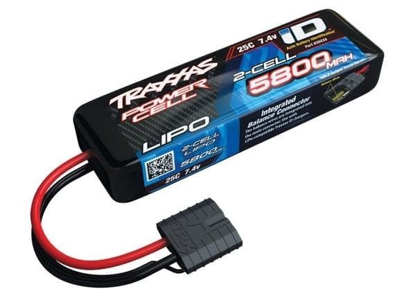 Traxxas 5800Mah 2S 7.4V 25C Lipo Id Connector