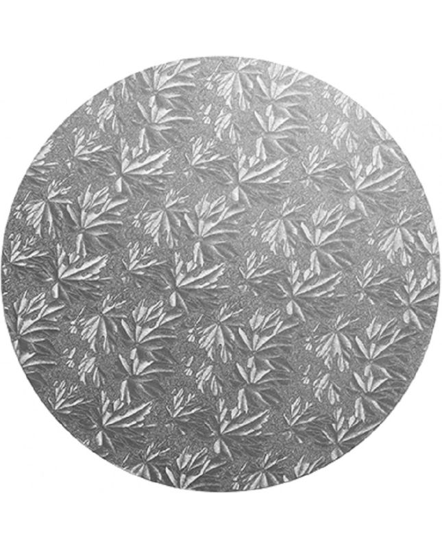 Enjay 16x0.25in Silver Foil Board Round