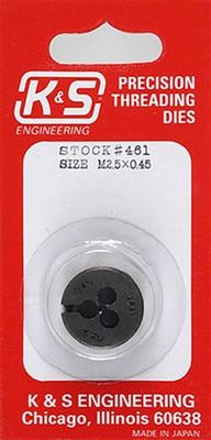 K&amp;S Engineering  Metric Die 2.5mm