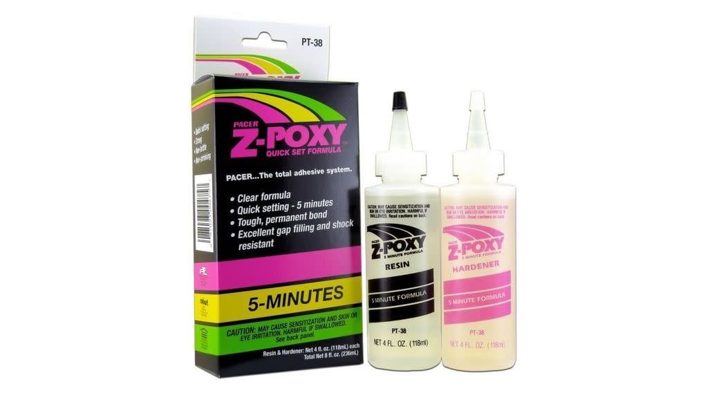 Pacer ZAP Z-POXY 5 MIN 8OZ SET