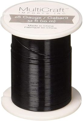 CraftMedley 10m Beading &amp; Jewelry Wire Black