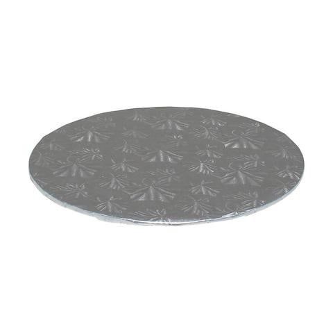 Enjay 12x0.25in Silver Foil Board Round