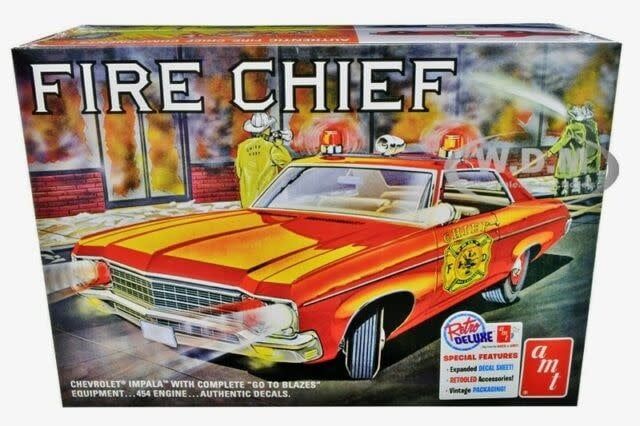 AMT\ERTL 1/25 1970 Chevy Impala Fire Chief