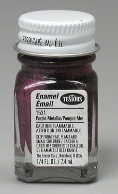 Testors Enamel Metallic Purple 1/4oz