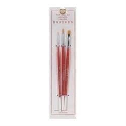 Atlas Brush Taklon Set Detall Acrylic 3 pcs